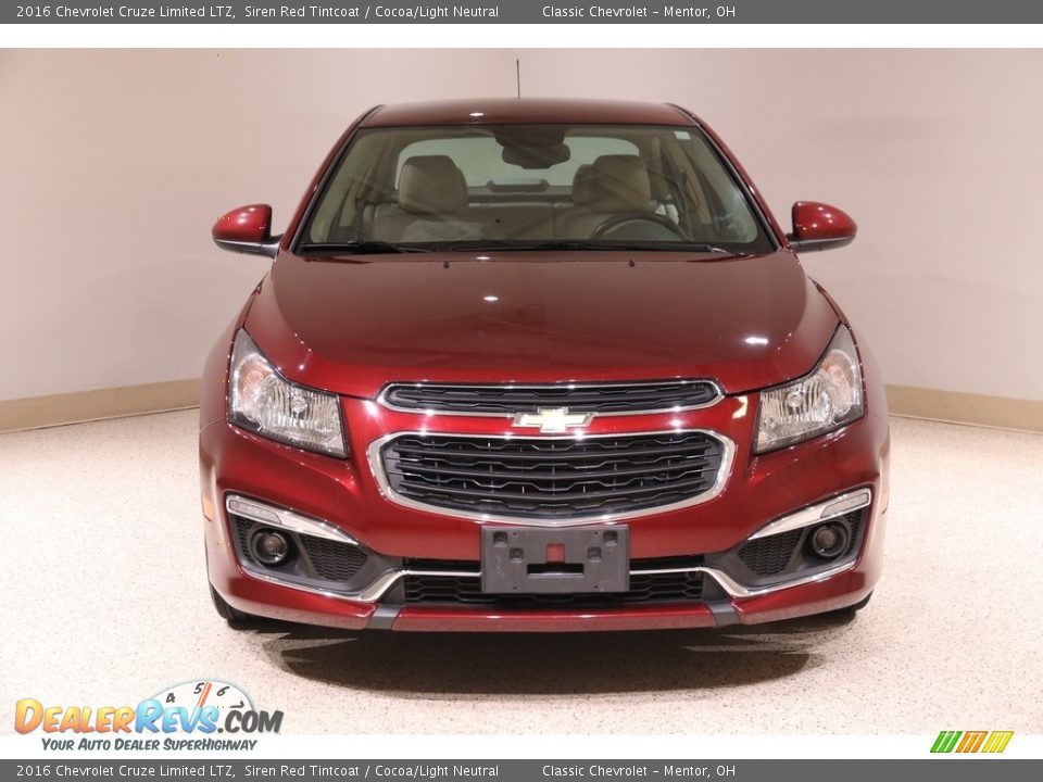 2016 Chevrolet Cruze Limited LTZ Siren Red Tintcoat / Cocoa/Light Neutral Photo #2