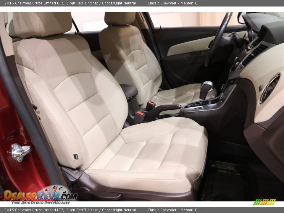 2016 Chevrolet Cruze Limited LTZ Siren Red Tintcoat / Cocoa/Light Neutral Photo #14
