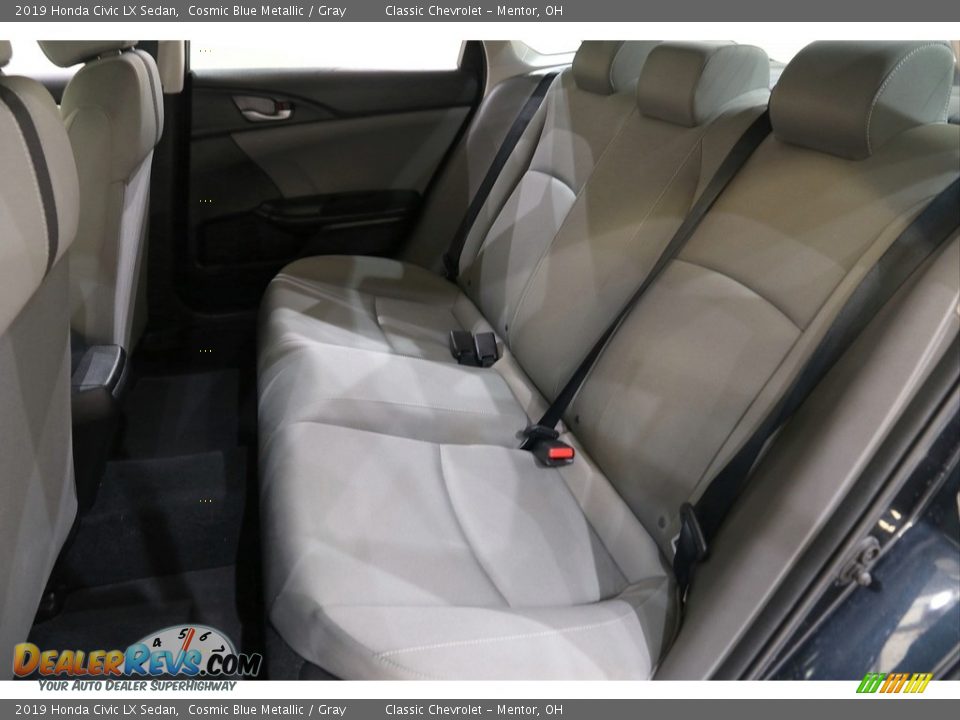 2019 Honda Civic LX Sedan Cosmic Blue Metallic / Gray Photo #15