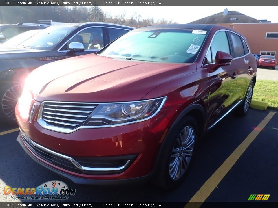 2017 Lincoln MKX Reserve AWD Ruby Red / Ebony Photo #1