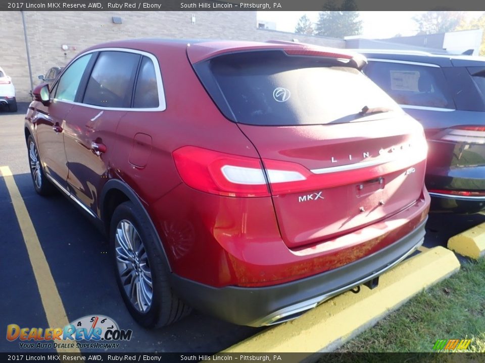 2017 Lincoln MKX Reserve AWD Ruby Red / Ebony Photo #2