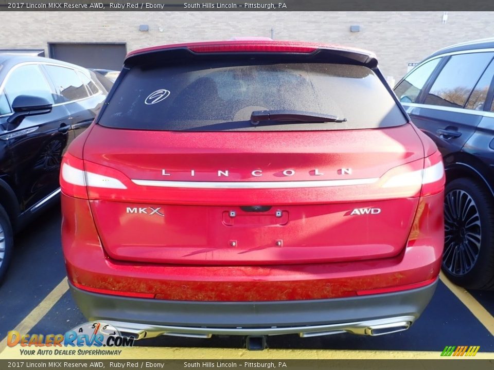 2017 Lincoln MKX Reserve AWD Ruby Red / Ebony Photo #3