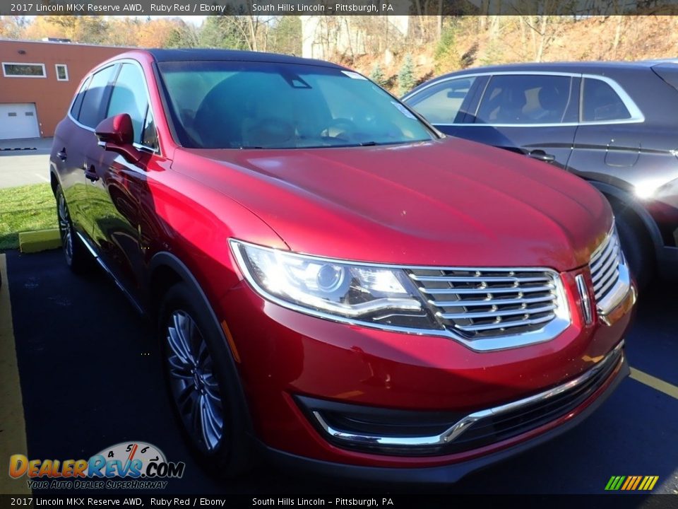2017 Lincoln MKX Reserve AWD Ruby Red / Ebony Photo #5