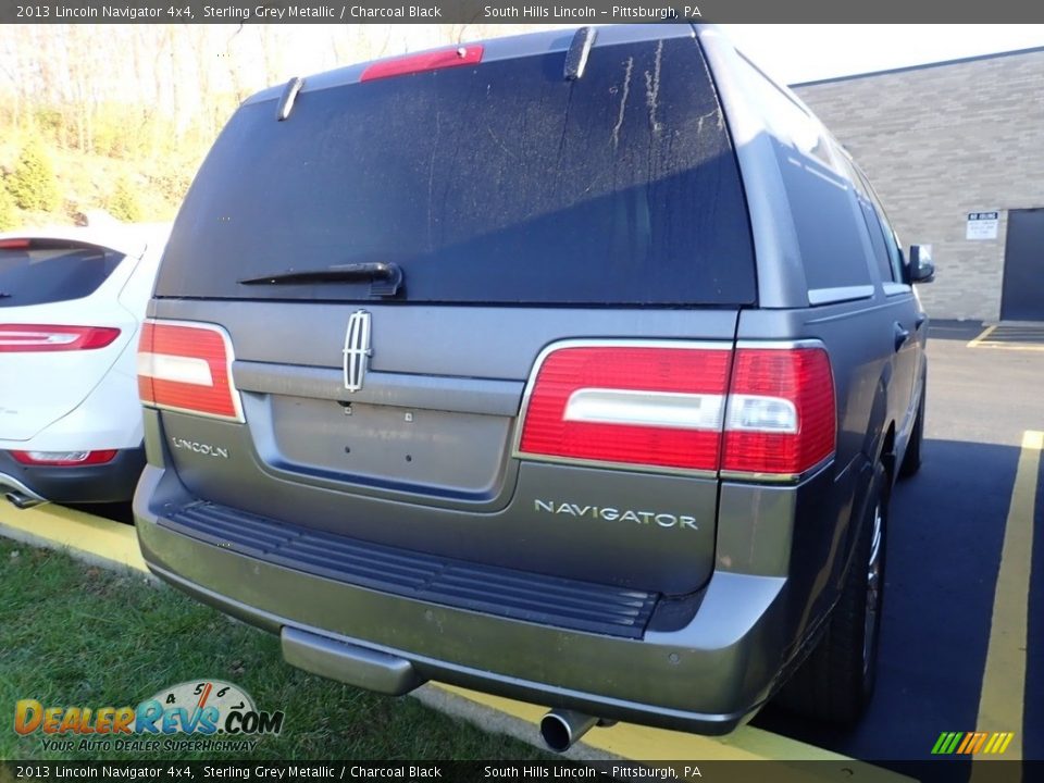 2013 Lincoln Navigator 4x4 Sterling Grey Metallic / Charcoal Black Photo #4