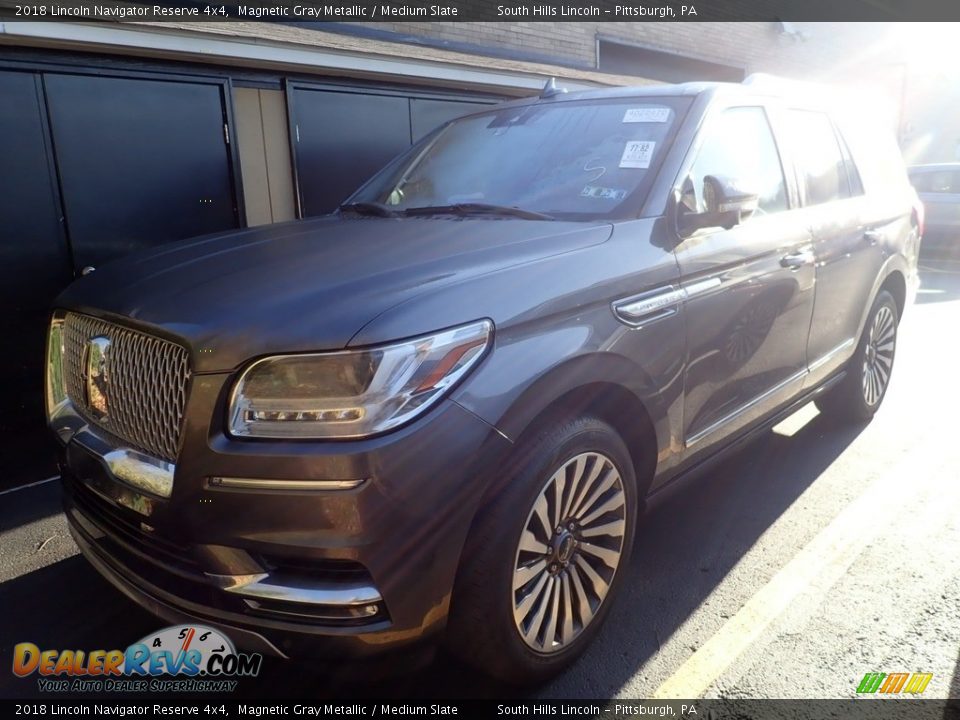 2018 Lincoln Navigator Reserve 4x4 Magnetic Gray Metallic / Medium Slate Photo #1