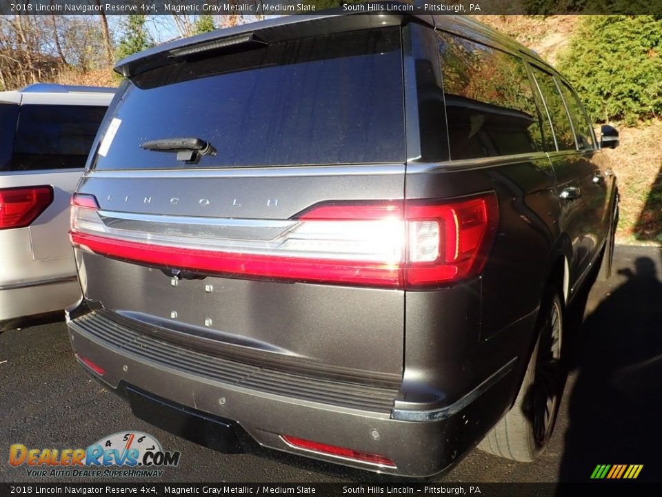 2018 Lincoln Navigator Reserve 4x4 Magnetic Gray Metallic / Medium Slate Photo #4
