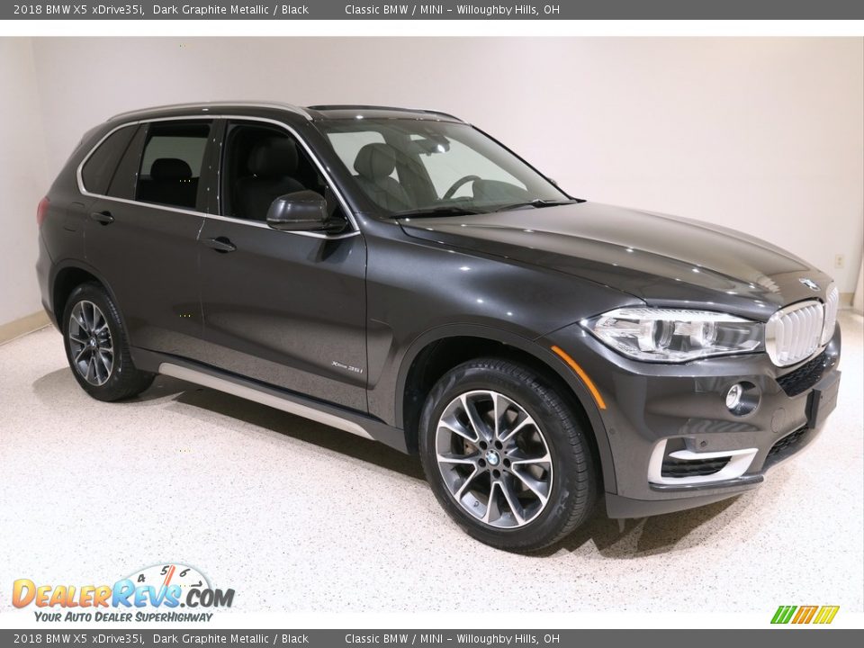 2018 BMW X5 xDrive35i Dark Graphite Metallic / Black Photo #1