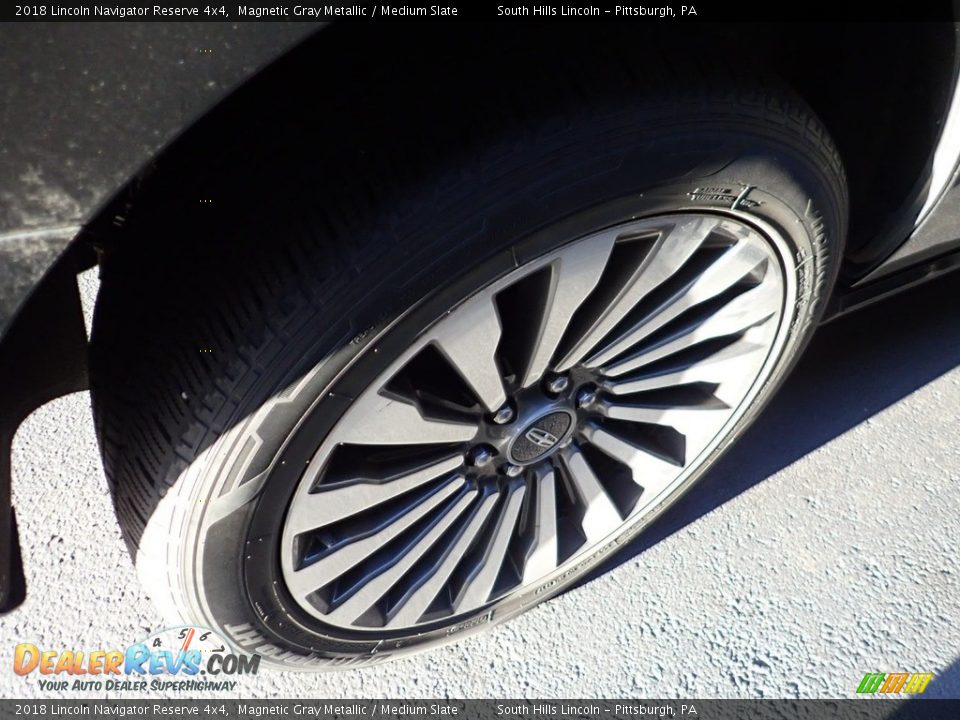 2018 Lincoln Navigator Reserve 4x4 Magnetic Gray Metallic / Medium Slate Photo #5