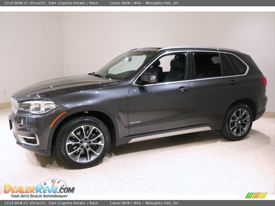 2018 BMW X5 xDrive35i Dark Graphite Metallic / Black Photo #3