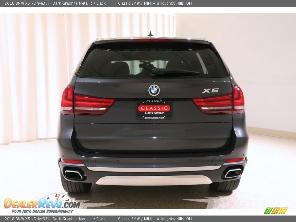 2018 BMW X5 xDrive35i Dark Graphite Metallic / Black Photo #23