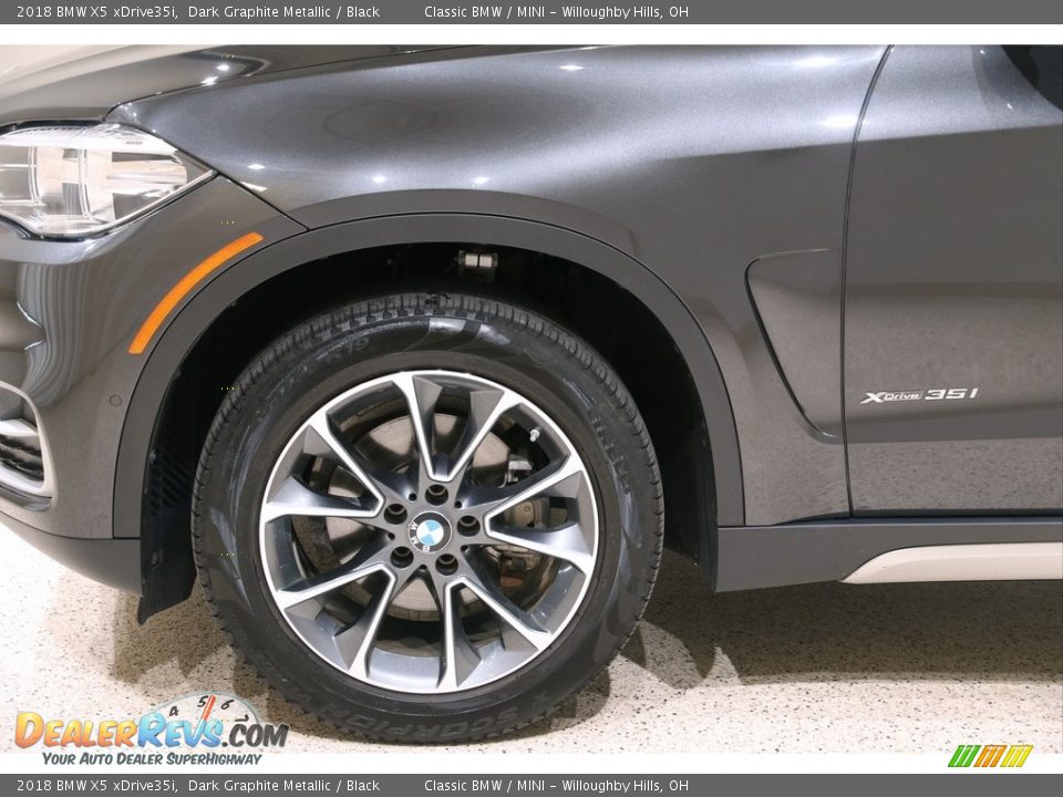 2018 BMW X5 xDrive35i Dark Graphite Metallic / Black Photo #25