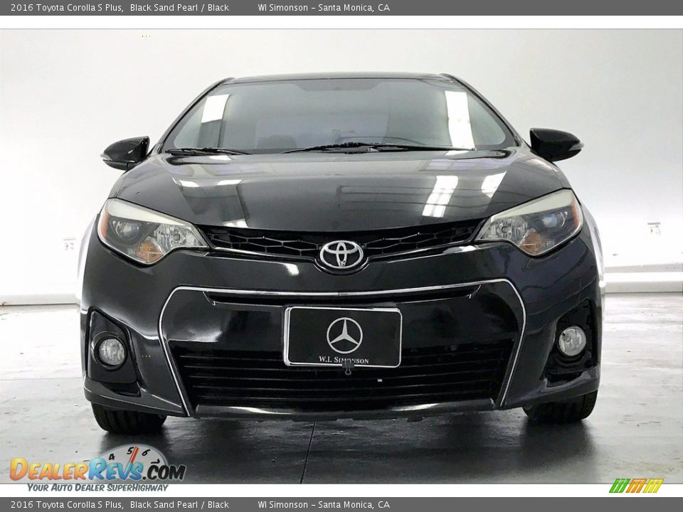 2016 Toyota Corolla S Plus Black Sand Pearl / Black Photo #2