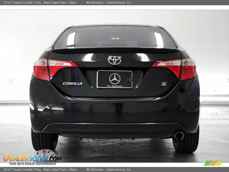 2016 Toyota Corolla S Plus Black Sand Pearl / Black Photo #3