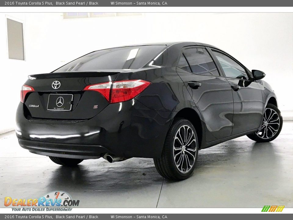 2016 Toyota Corolla S Plus Black Sand Pearl / Black Photo #13