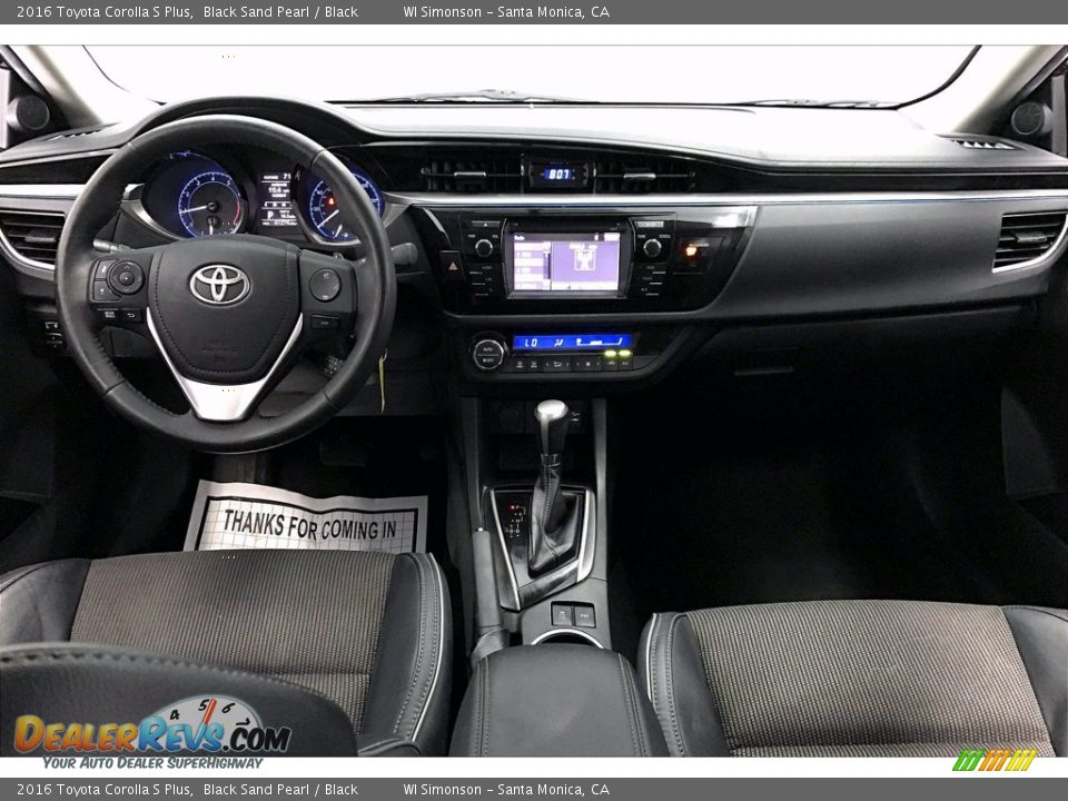 2016 Toyota Corolla S Plus Black Sand Pearl / Black Photo #15