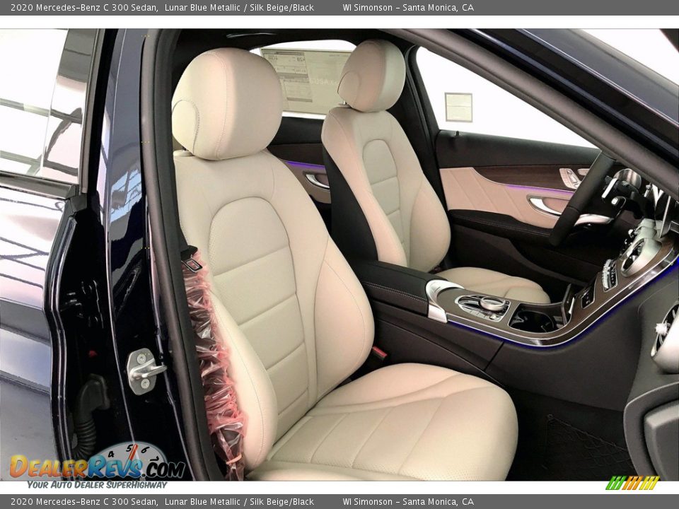 2020 Mercedes-Benz C 300 Sedan Lunar Blue Metallic / Silk Beige/Black Photo #5
