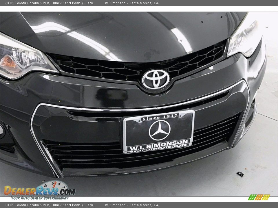 2016 Toyota Corolla S Plus Black Sand Pearl / Black Photo #29