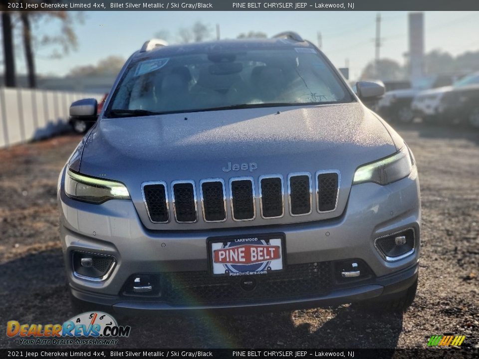 2021 Jeep Cherokee Limited 4x4 Billet Silver Metallic / Ski Gray/Black Photo #3
