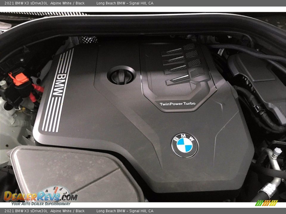 2021 BMW X3 sDrive30i Alpine White / Black Photo #11