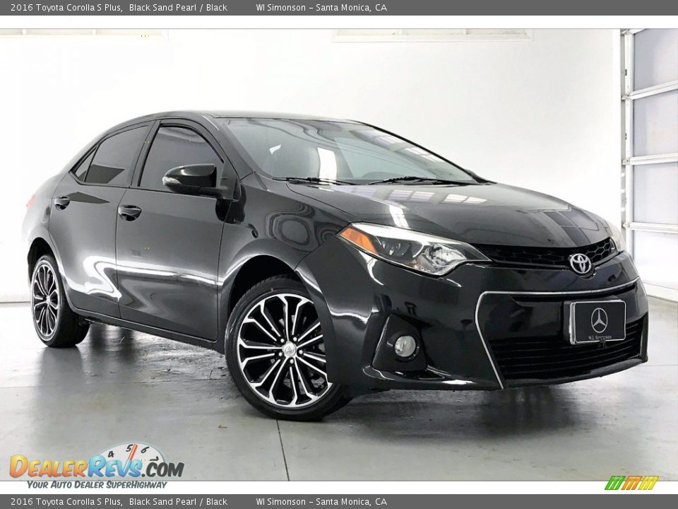 2016 Toyota Corolla S Plus Black Sand Pearl / Black Photo #33