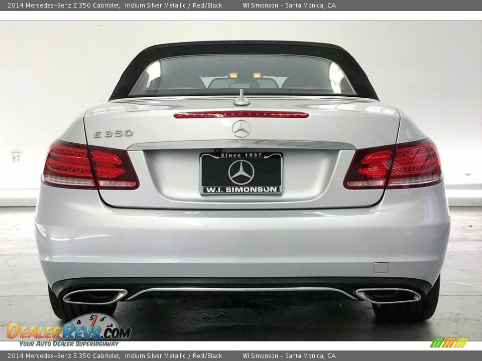 2014 Mercedes-Benz E 350 Cabriolet Iridium Silver Metallic / Red/Black Photo #3