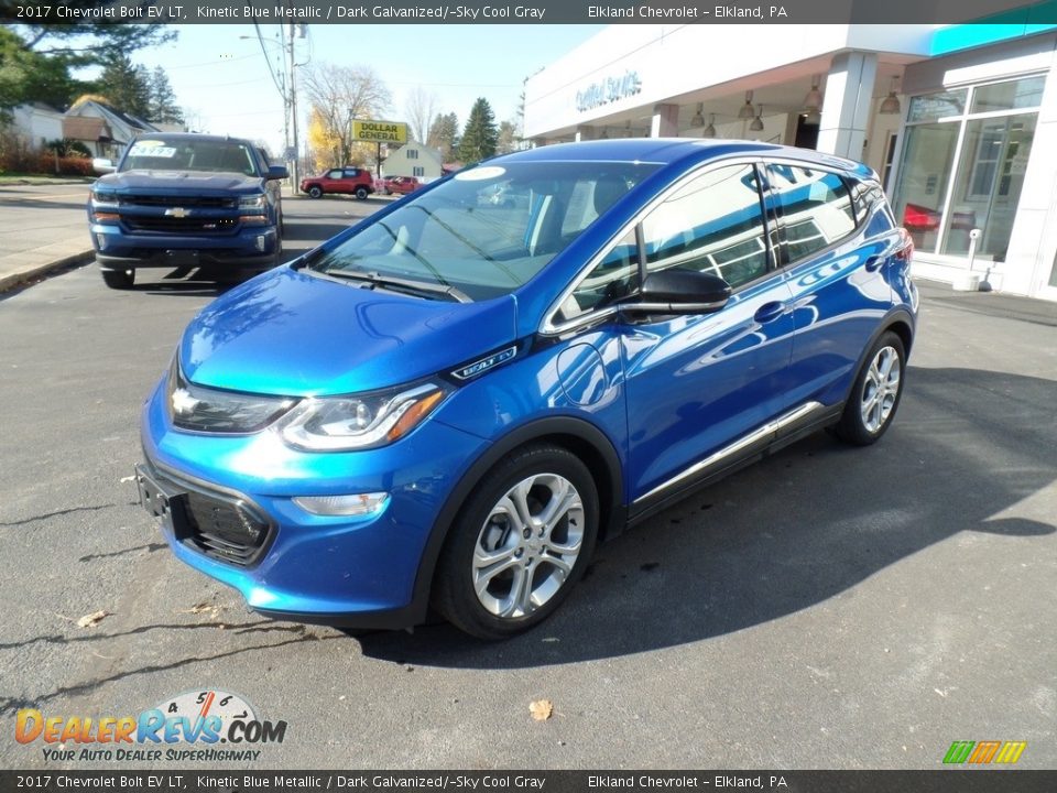 2017 Chevrolet Bolt EV LT Kinetic Blue Metallic / Dark Galvanized/­Sky Cool Gray Photo #1