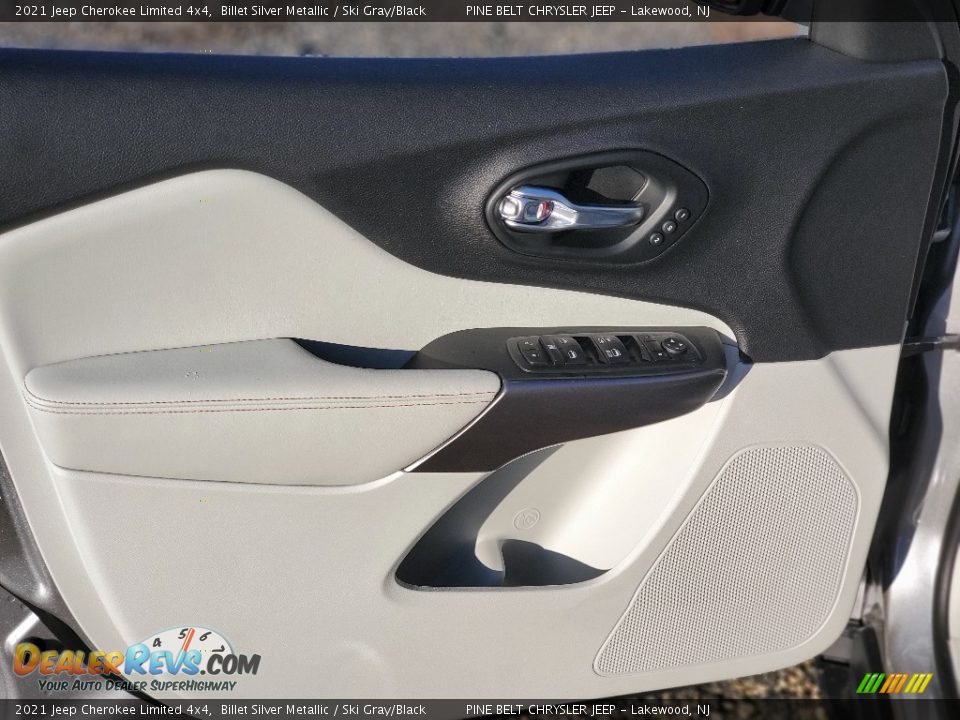 2021 Jeep Cherokee Limited 4x4 Billet Silver Metallic / Ski Gray/Black Photo #12