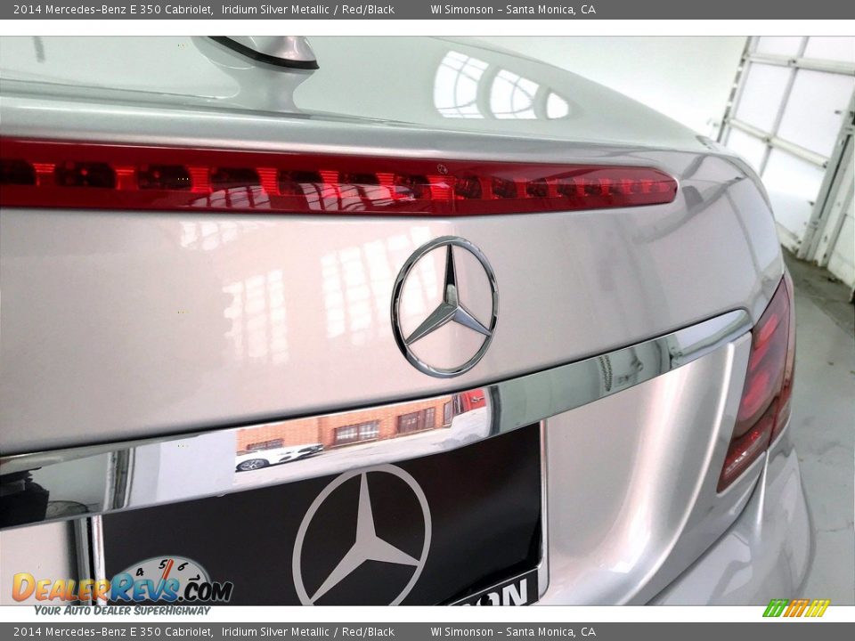 2014 Mercedes-Benz E 350 Cabriolet Iridium Silver Metallic / Red/Black Photo #7