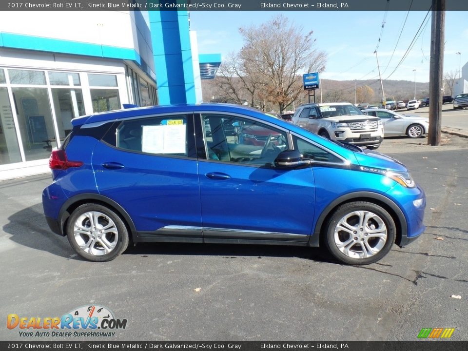 2017 Chevrolet Bolt EV LT Kinetic Blue Metallic / Dark Galvanized/­Sky Cool Gray Photo #5