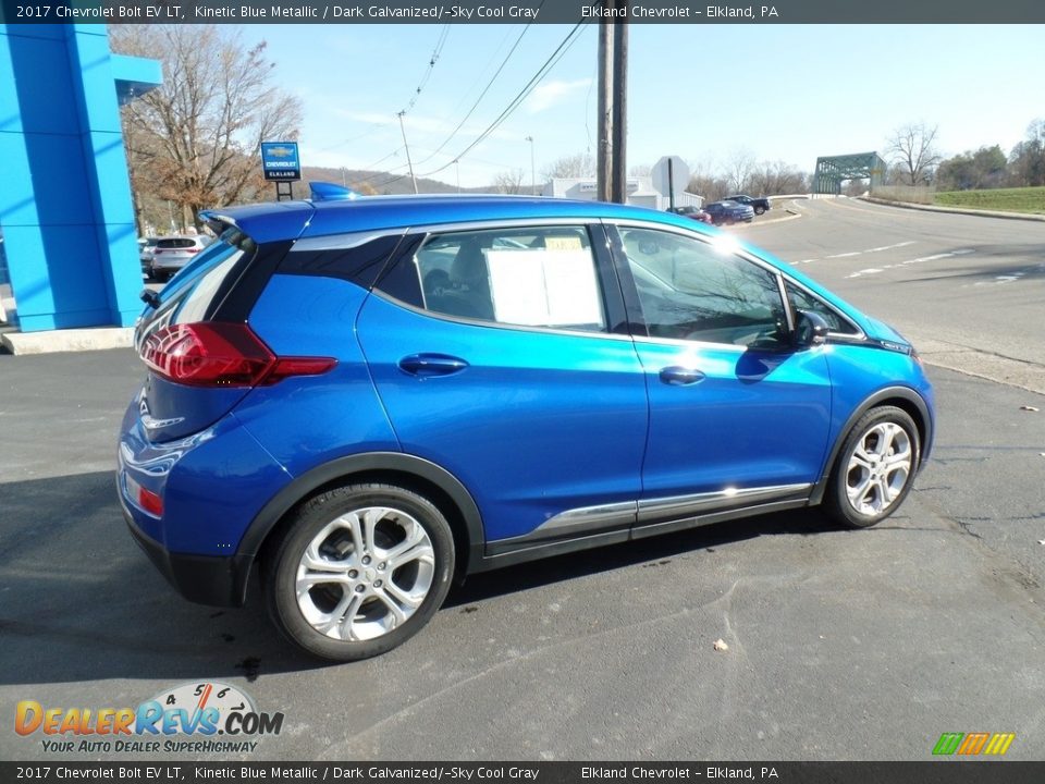 2017 Chevrolet Bolt EV LT Kinetic Blue Metallic / Dark Galvanized/­Sky Cool Gray Photo #6