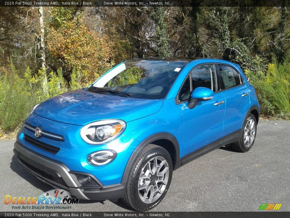 2020 Fiat 500X Trekking AWD Italia Blue / Black Photo #2