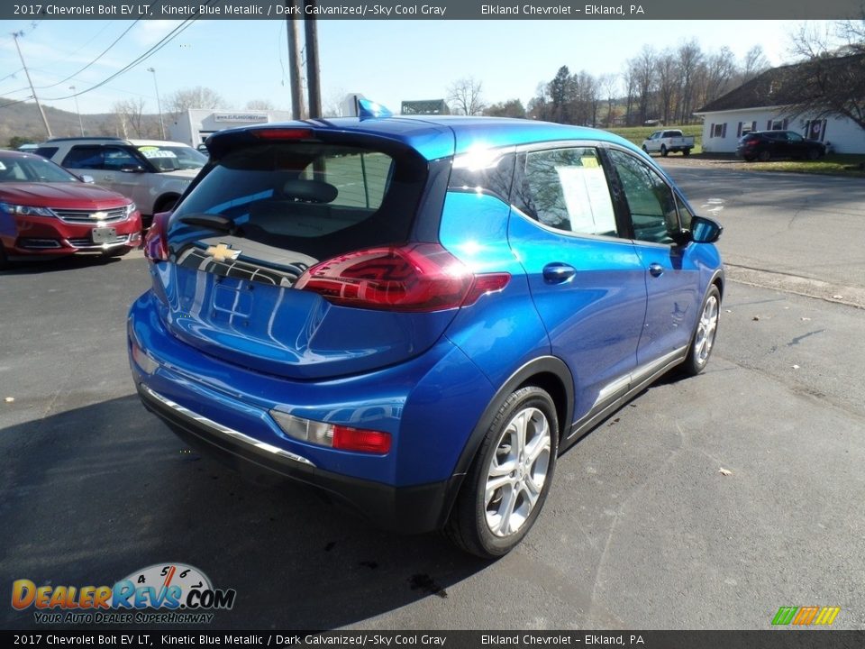 2017 Chevrolet Bolt EV LT Kinetic Blue Metallic / Dark Galvanized/­Sky Cool Gray Photo #7