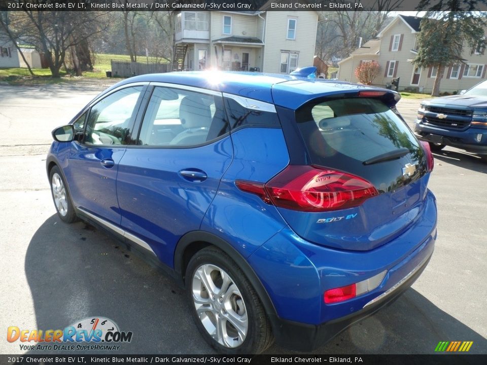 2017 Chevrolet Bolt EV LT Kinetic Blue Metallic / Dark Galvanized/­Sky Cool Gray Photo #9