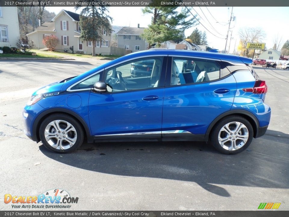 2017 Chevrolet Bolt EV LT Kinetic Blue Metallic / Dark Galvanized/­Sky Cool Gray Photo #10