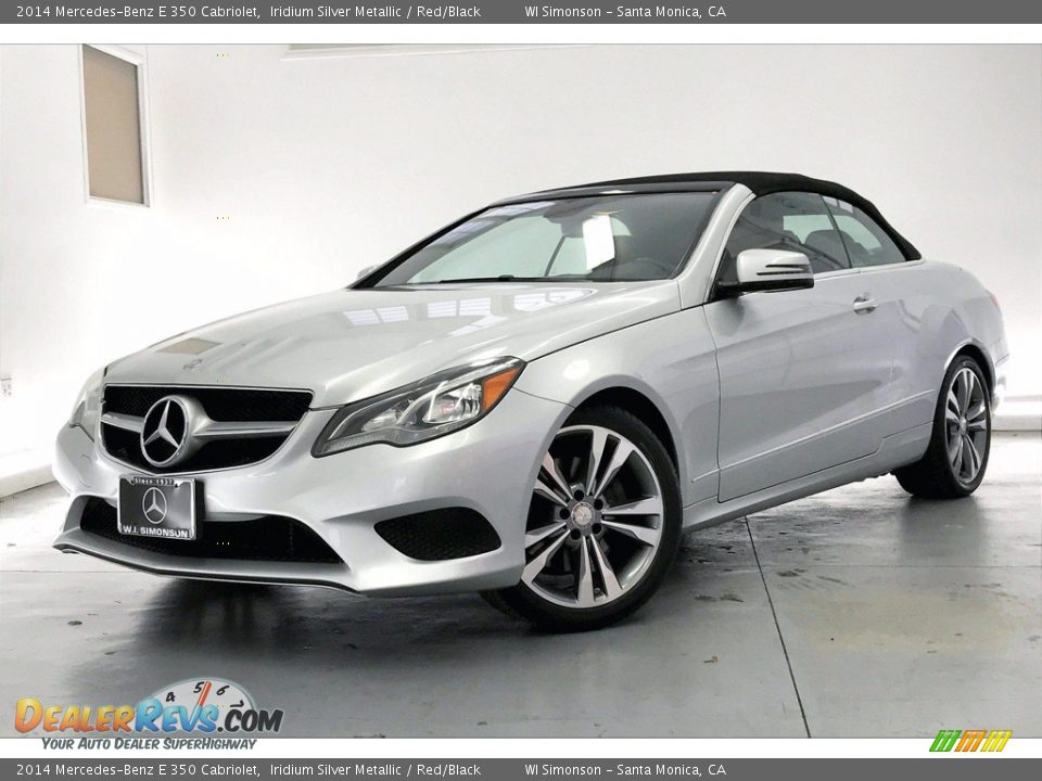 2014 Mercedes-Benz E 350 Cabriolet Iridium Silver Metallic / Red/Black Photo #12