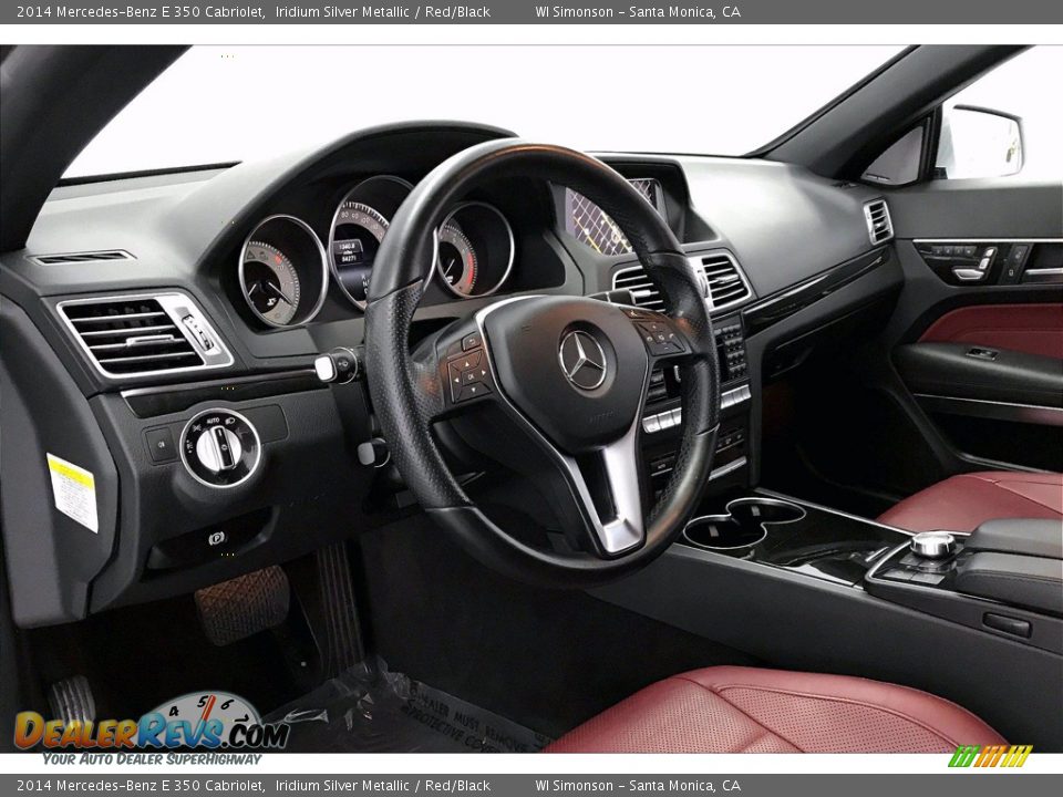 2014 Mercedes-Benz E 350 Cabriolet Iridium Silver Metallic / Red/Black Photo #14