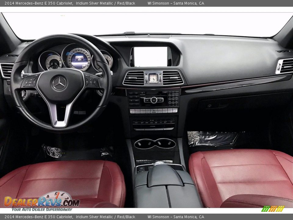 2014 Mercedes-Benz E 350 Cabriolet Iridium Silver Metallic / Red/Black Photo #15