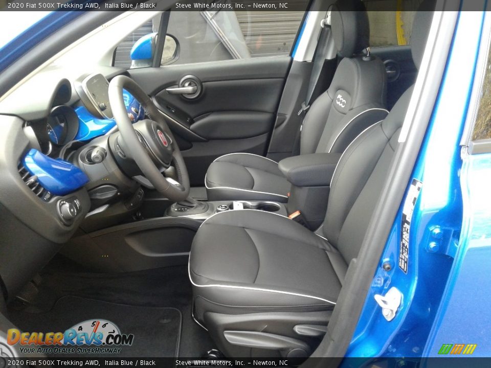 Black Interior - 2020 Fiat 500X Trekking AWD Photo #10