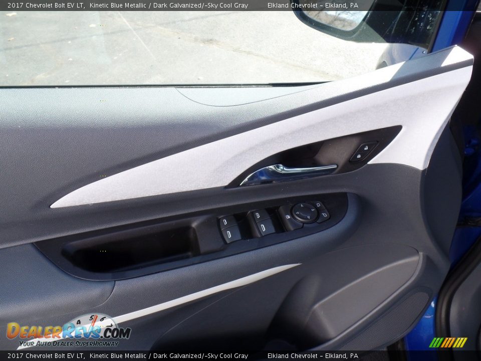 2017 Chevrolet Bolt EV LT Kinetic Blue Metallic / Dark Galvanized/­Sky Cool Gray Photo #16