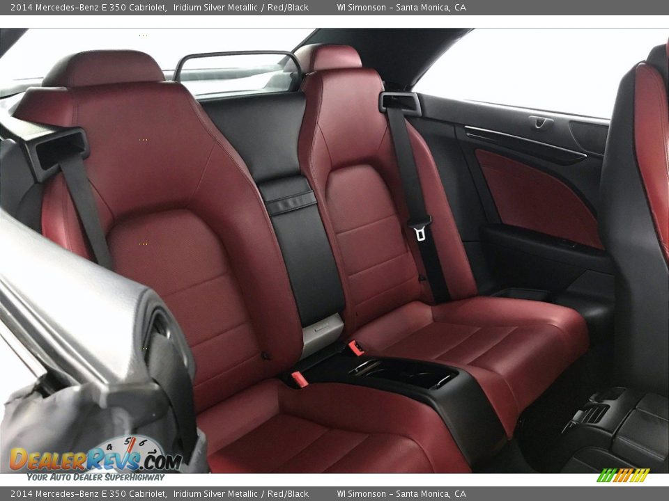 2014 Mercedes-Benz E 350 Cabriolet Iridium Silver Metallic / Red/Black Photo #19