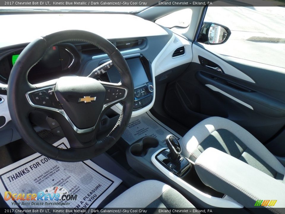 2017 Chevrolet Bolt EV LT Kinetic Blue Metallic / Dark Galvanized/­Sky Cool Gray Photo #18