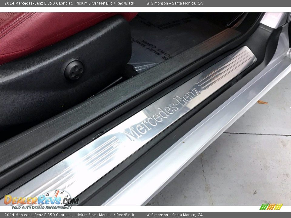 2014 Mercedes-Benz E 350 Cabriolet Iridium Silver Metallic / Red/Black Photo #25