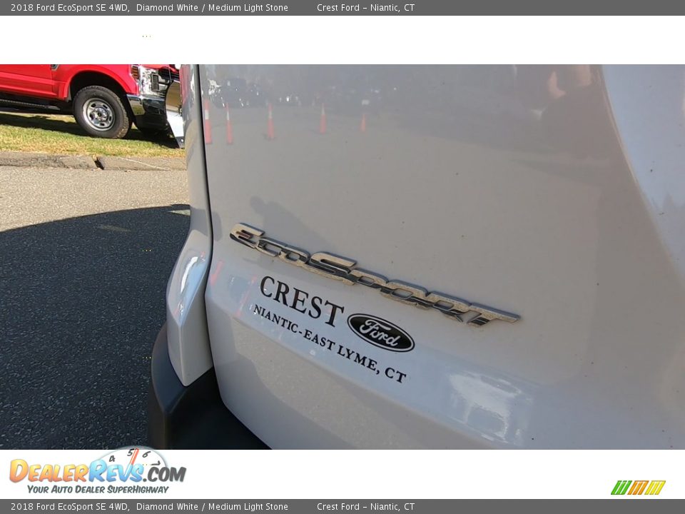 2018 Ford EcoSport SE 4WD Diamond White / Medium Light Stone Photo #10