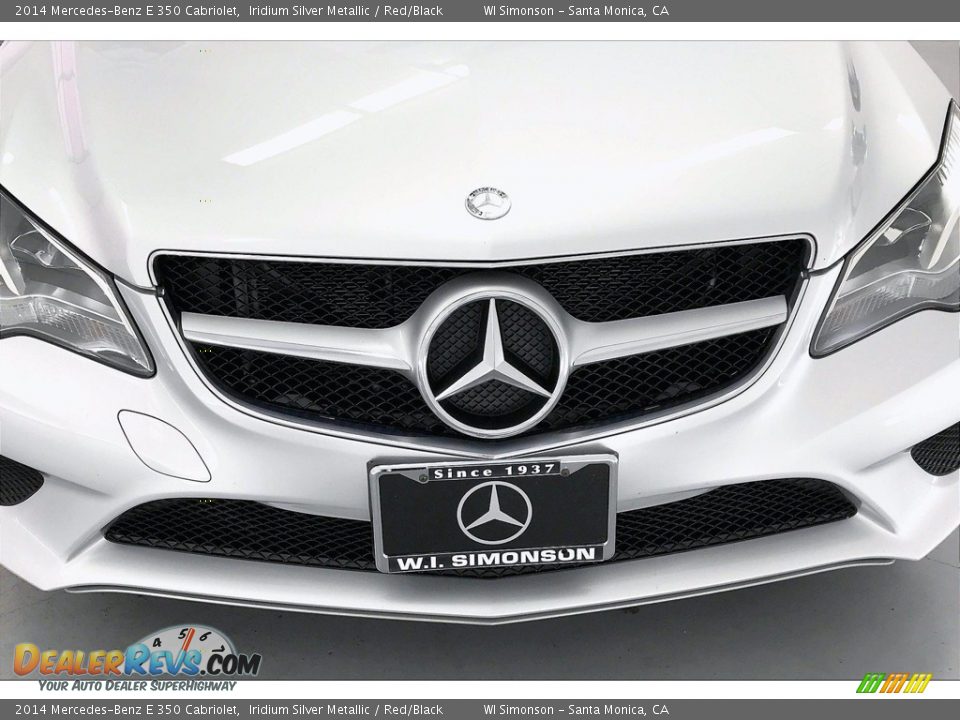 2014 Mercedes-Benz E 350 Cabriolet Iridium Silver Metallic / Red/Black Photo #30