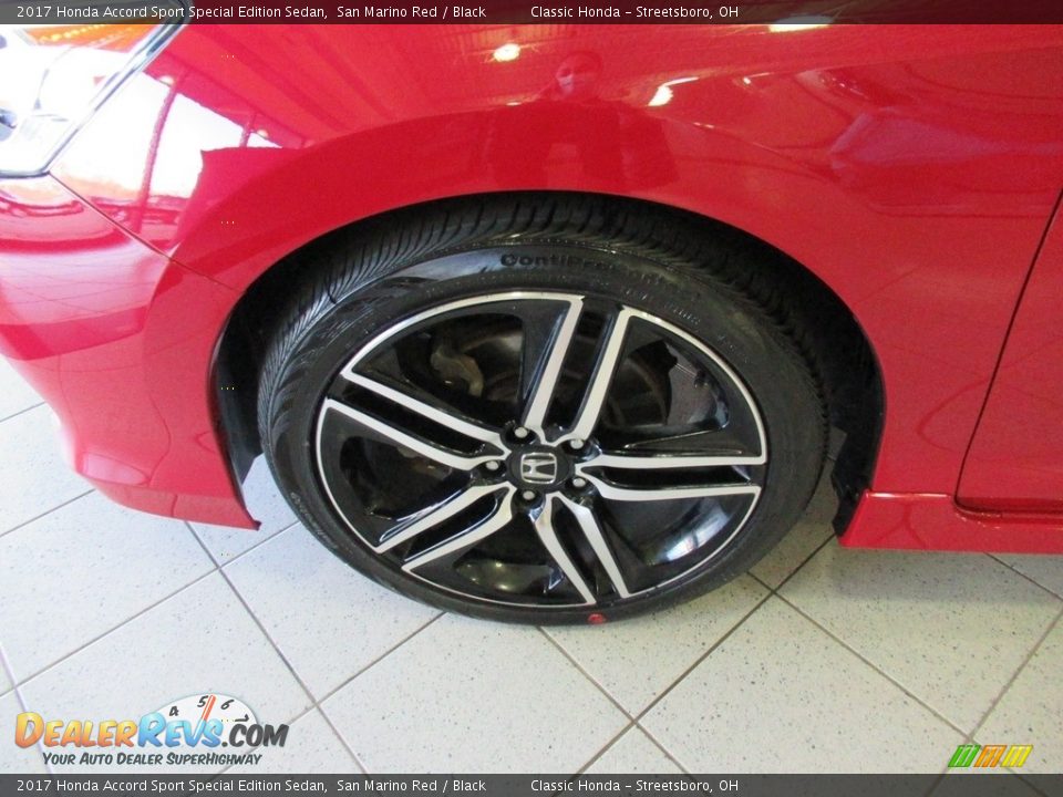 2017 Honda Accord Sport Special Edition Sedan San Marino Red / Black Photo #9