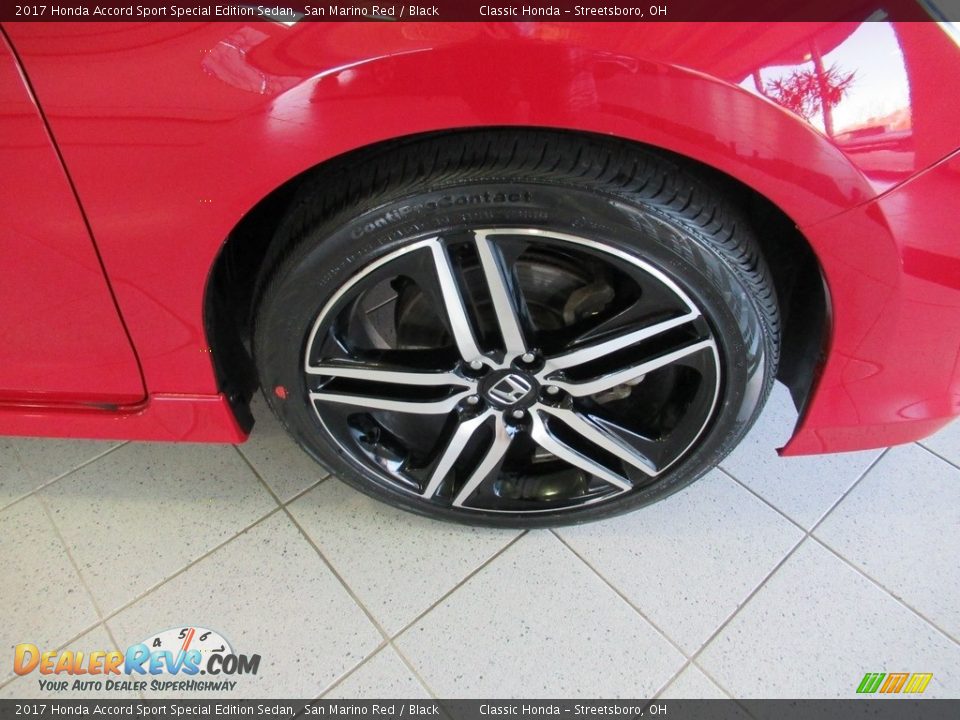 2017 Honda Accord Sport Special Edition Sedan San Marino Red / Black Photo #10