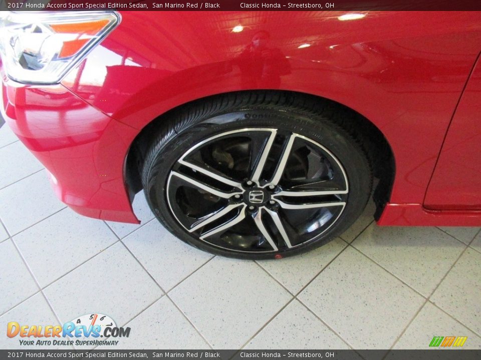 2017 Honda Accord Sport Special Edition Sedan San Marino Red / Black Photo #13