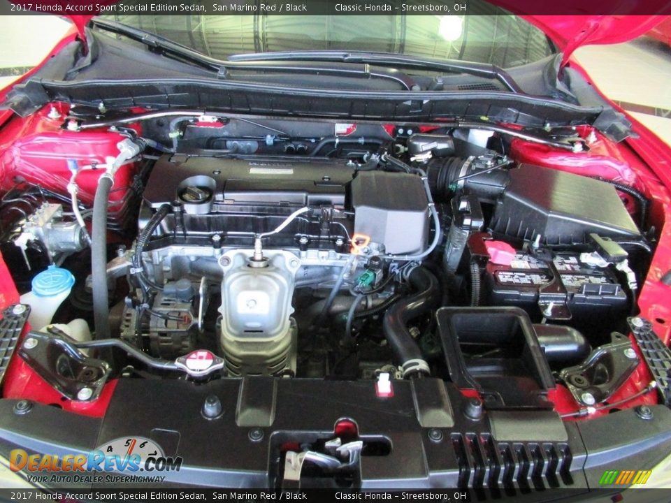 2017 Honda Accord Sport Special Edition Sedan San Marino Red / Black Photo #14