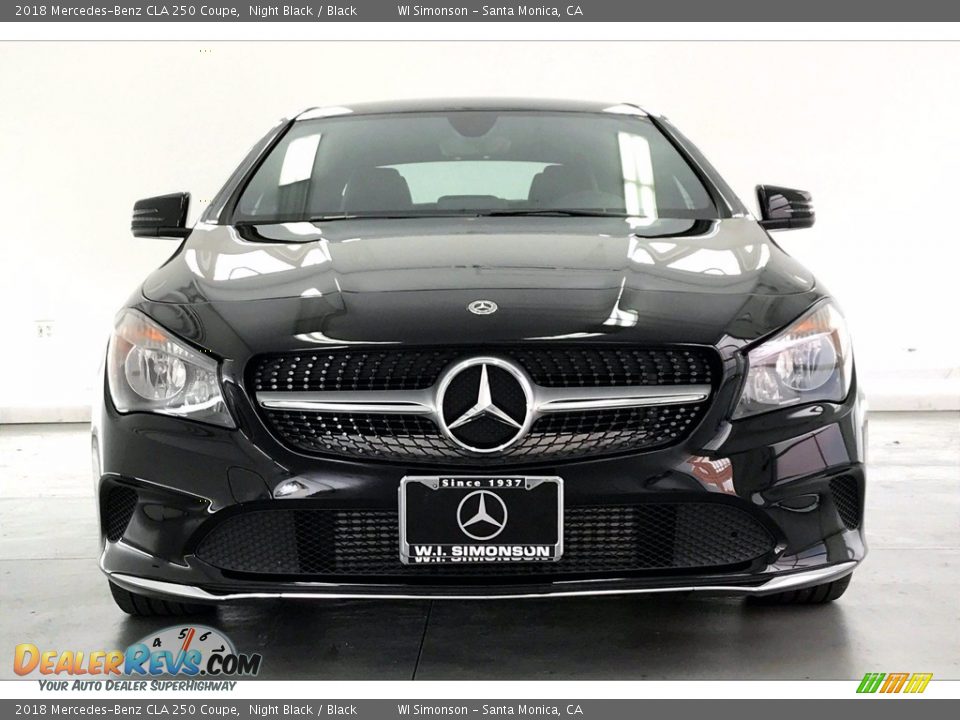 2018 Mercedes-Benz CLA 250 Coupe Night Black / Black Photo #2