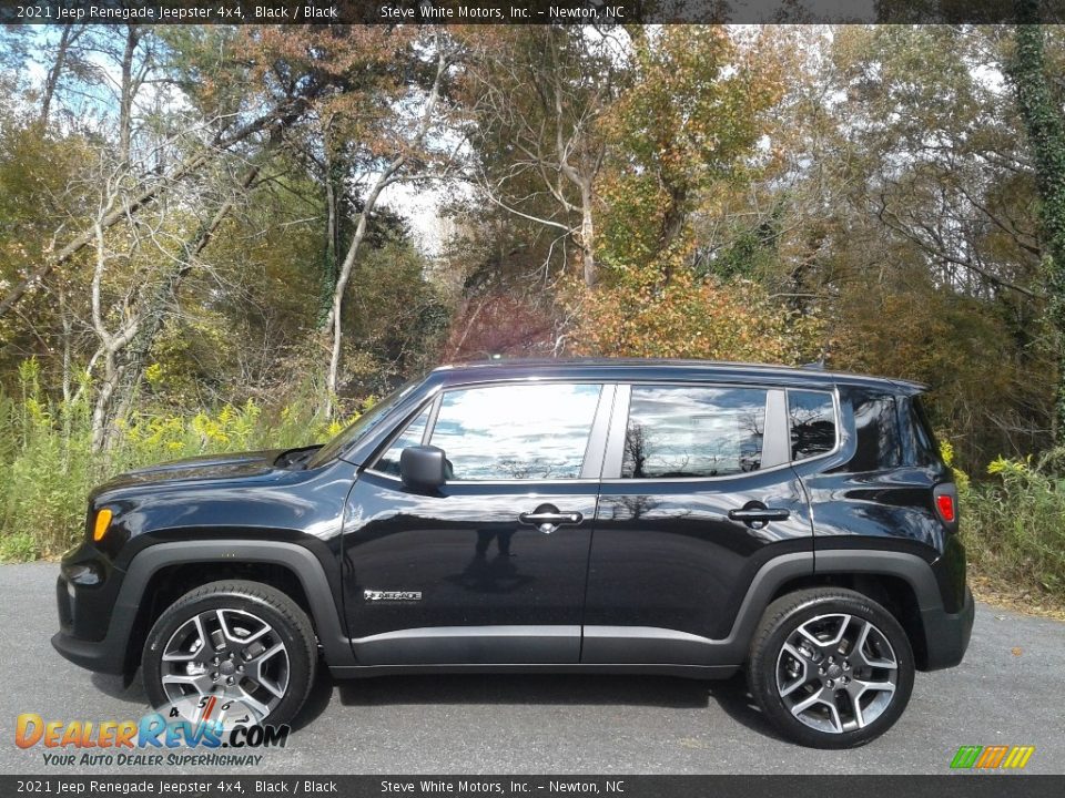 Black 2021 Jeep Renegade Jeepster 4x4 Photo #1